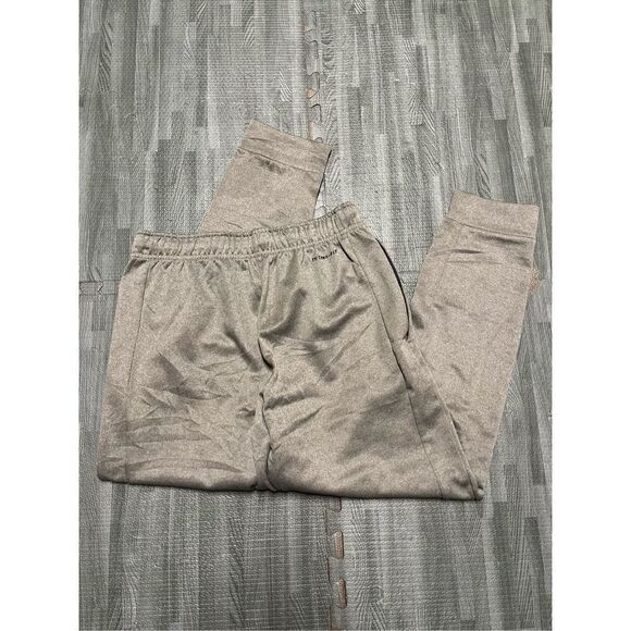 Nike Therma Training Gray Pants Mens Size S Swoosh Logo Straight Sweatpants - Picture 7 of 7